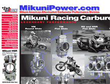 Tablet Screenshot of mikunipower.com
